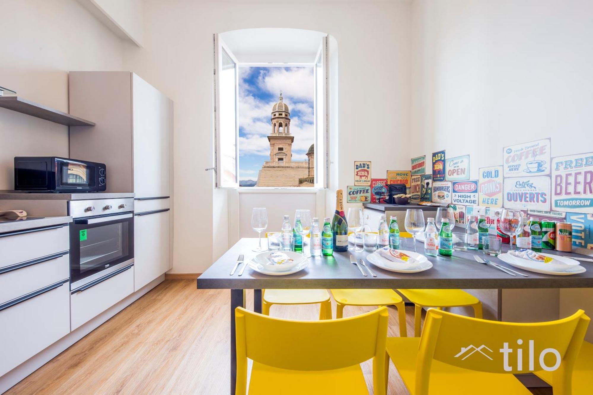 City Center, 2Br, Free Wifi & Netflix By Tilo Генуа Екстериор снимка